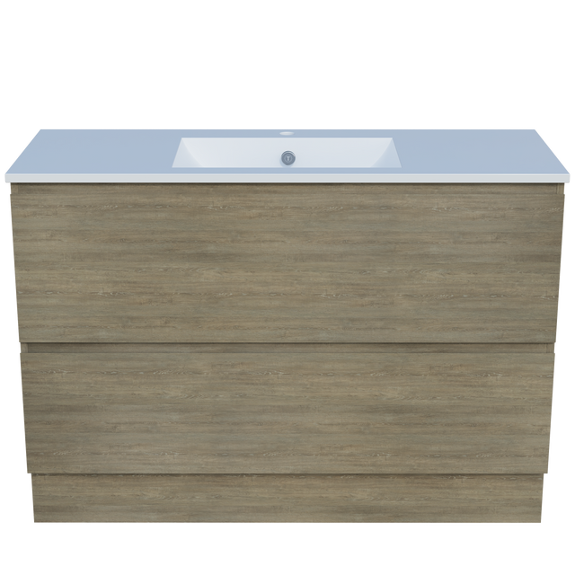 Nevada Plus Vanity 1200mm Centre Bowl Alpha Top Floor standing (NEVP-V-1200-C-APH-F)