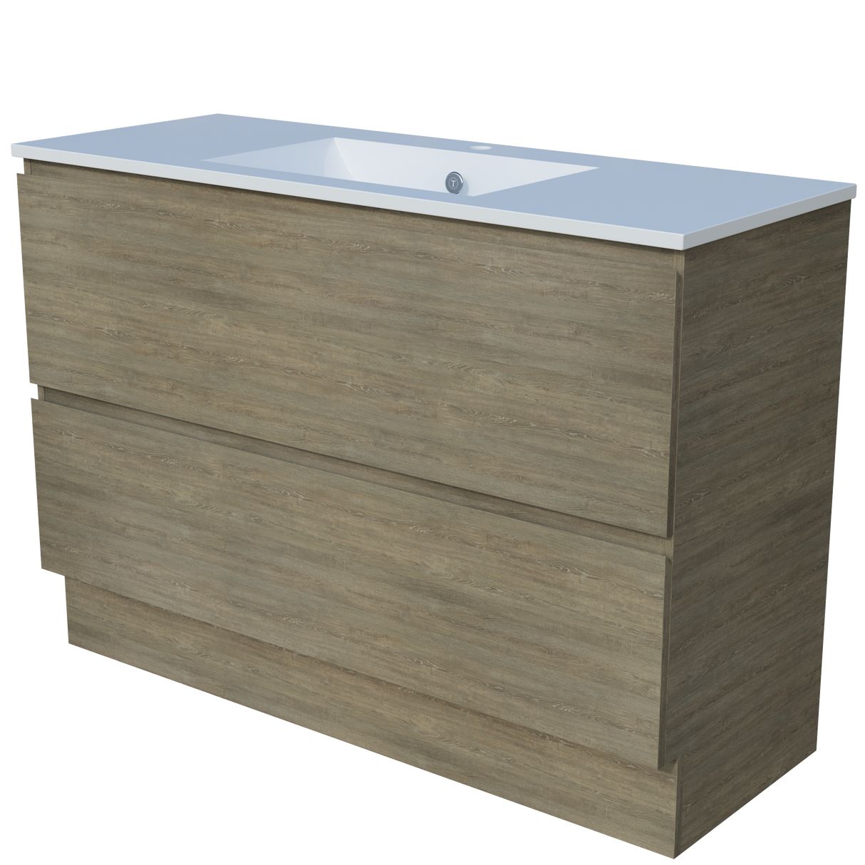 Nevada Plus Vanity 1200mm Centre Bowl Alpha Top Floor standing (NEVP-V-1200-C-APH-F)