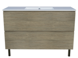 Nevada Plus Vanity 1200mm Centre Bowl Alpha Top On Legs (NEVP-V-1200-C-APH-L)