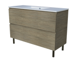 Nevada Plus Vanity 1200mm Centre Bowl Alpha Top On Legs (NEVP-V-1200-C-APH-L)