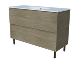 Nevada Plus Vanity 1200mm Centre Bowl Haven Top On Legs (NEVP-V-1200-C-HVN-L)