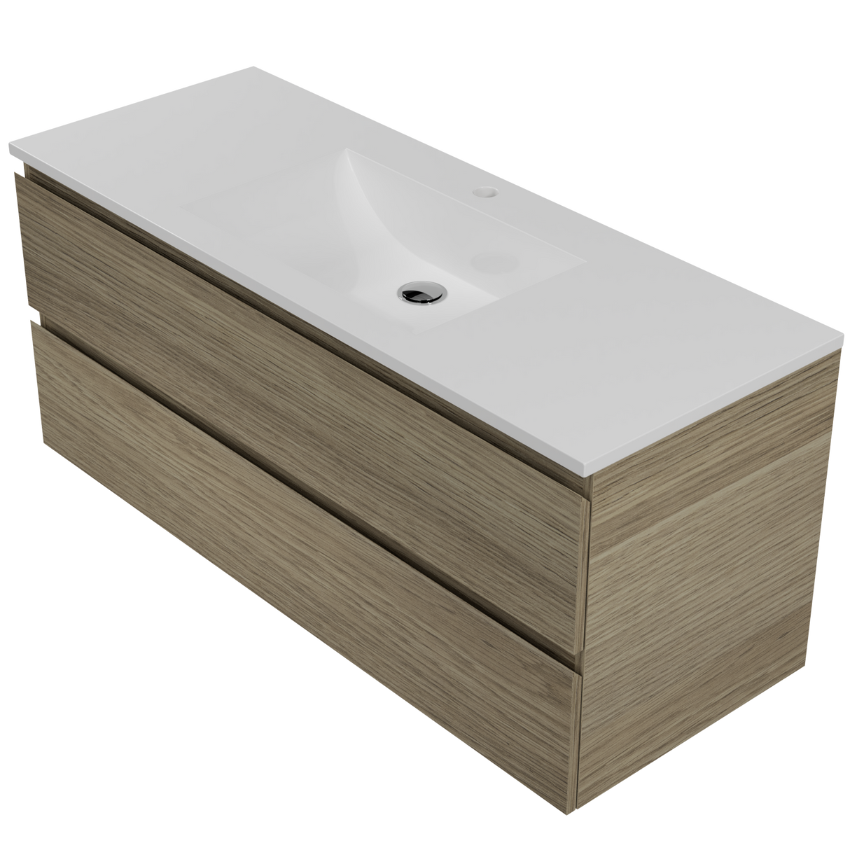 Nevada Plus Vanity 1200mm Centre Bowl Regal Top Wall hung (NEVP-V-1200-C-REG-W)