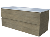 Nevada Plus Vanity 1200mm Centre Bowl Stadium Top Wall hung (NEVP-V-1200-C-STD-W)