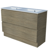Nevada Plus Vanity 1200mm Double Bowl Alpha Top Floor standing (NEVP-V-1200-D-APH-F)