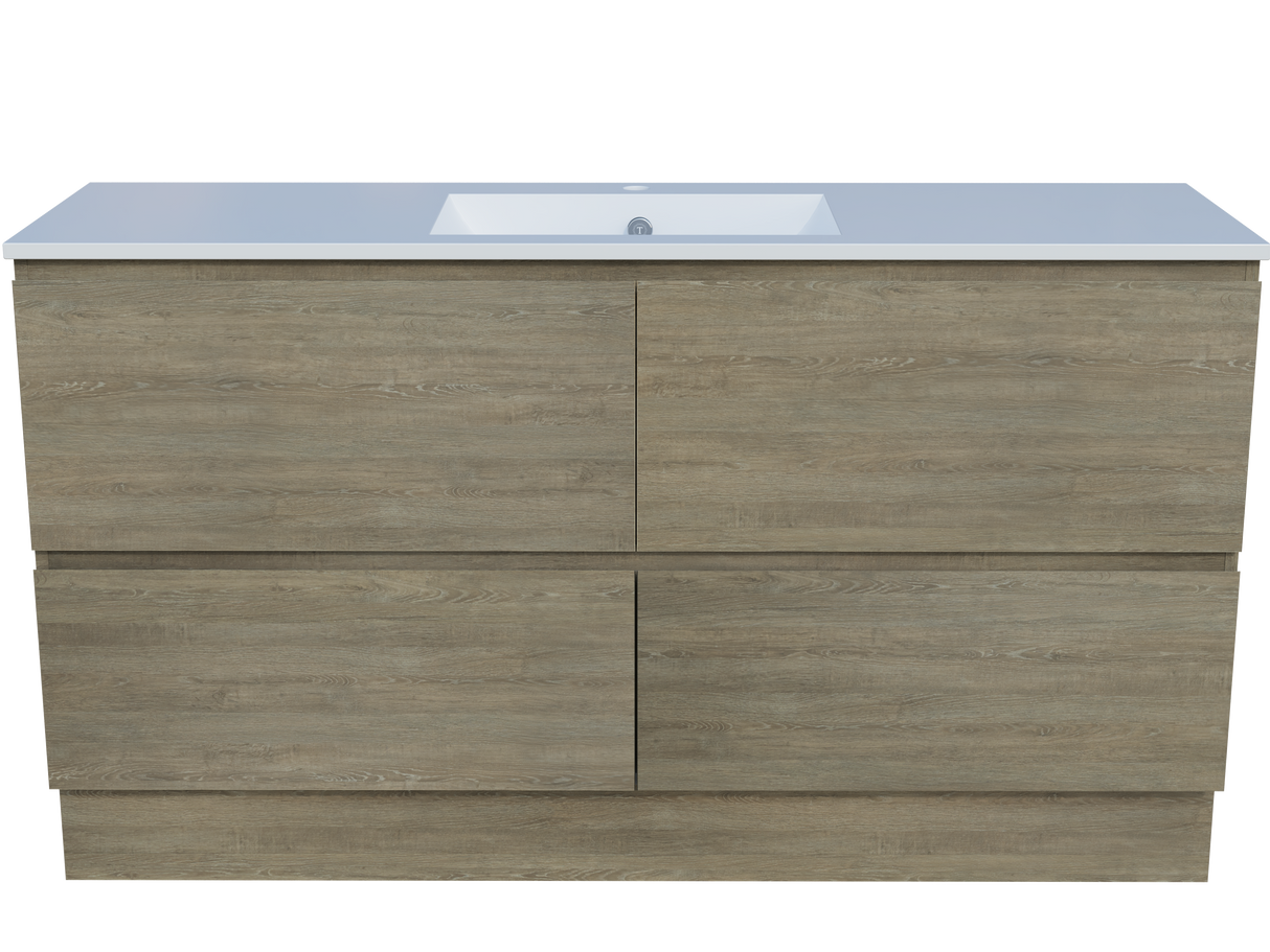 Nevada Plus Vanity 1500mm Centre Bowl Alpha Top Floor standing (NEVP-V-1500-C-APH-F)
