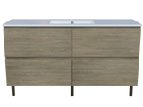 Nevada Plus Vanity 1500mm Centre Bowl Alpha Top On Legs (NEVP-V-1500-C-APH-L)