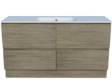 Nevada Plus Vanity 1500mm Centre Bowl Haven Top Floor standing (NEVP-V-1500-C-HVN-F)