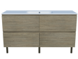 Nevada Plus Vanity 1500mm Centre Bowl Haven Top On Legs (NEVP-V-1500-C-HVN-L)