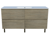 Nevada Plus Vanity 1500mm Centre Bowl Haven Top On Legs (NEVP-V-1500-C-HVN-L)