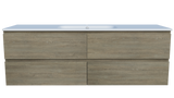 Nevada Plus Vanity 1500mm Centre Bowl Haven Top Wall hung (NEVP-V-1500-C-HVN-W)