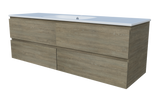 Nevada Plus Vanity 1500mm Centre Bowl Haven Top Wall hung (NEVP-V-1500-C-HVN-W)