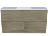 Nevada Plus Vanity 1500mm Centre Bowl Regal Top Floor standing (NEVP-V-1500-C-REG-F)