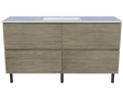 Nevada Plus Vanity 1500mm Centre Bowl Regal Top On Legs (NEVP-V-1500-C-REG-L)