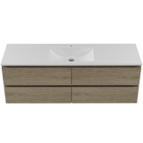 Nevada Plus Vanity 1500mm Centre Bowl Regal Top Wall hung (NEVP-V-1500-C-REG-W)