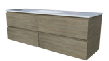 Nevada Plus Vanity 1500mm Centre Bowl Stadium Top Wall hung (NEVP-V-1500-C-STD-W)