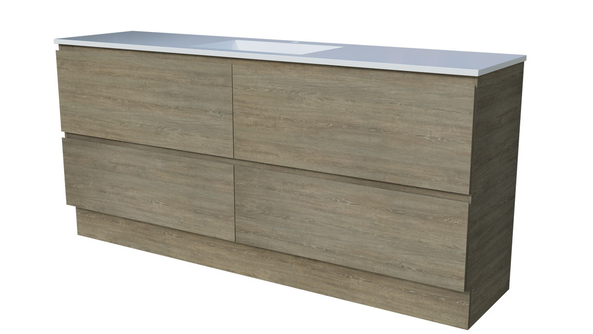 Nevada Plus Vanity 1800mm Centre Bowl Regal Top Floor standing (NEVP-V-1800-C-REG-F)