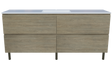 Nevada Plus Vanity 1800mm Centre Bowl Regal Top On Legs (NEVP-V-1800-C-REG-L)