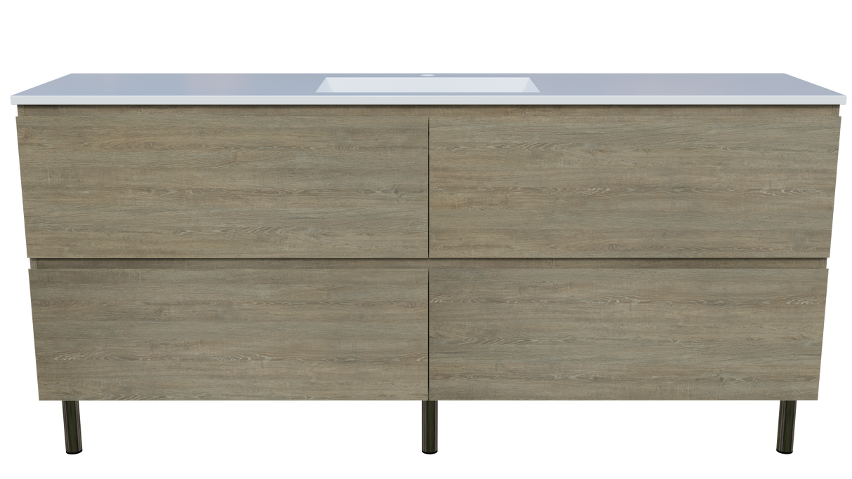 Nevada Plus Vanity 1800mm Centre Bowl Regal Top On Legs (NEVP-V-1800-C-REG-L)