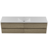 Nevada Plus Vanity 1800mm Centre Bowl Regal Top Wall hung (NEVP-V-1800-C-REG-W)