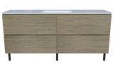 Nevada Plus Vanity 1800mm Centre Bowl Stadium Top On Legs (NEVP-V-1800-C-STD-L)