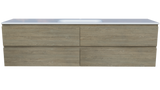 Nevada Plus Vanity 1800mm Centre Bowl Stadium Top Wall hung (NEVP-V-1800-C-STD-W)