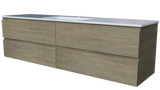 Nevada Plus Vanity 1800mm Centre Bowl Stadium Top Wall hung (NEVP-V-1800-C-STD-W)