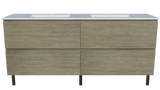 Nevada Plus Vanity 1800mm Double Bowl Regal Top On Legs (NEVP-V-1800-D-REG-L)