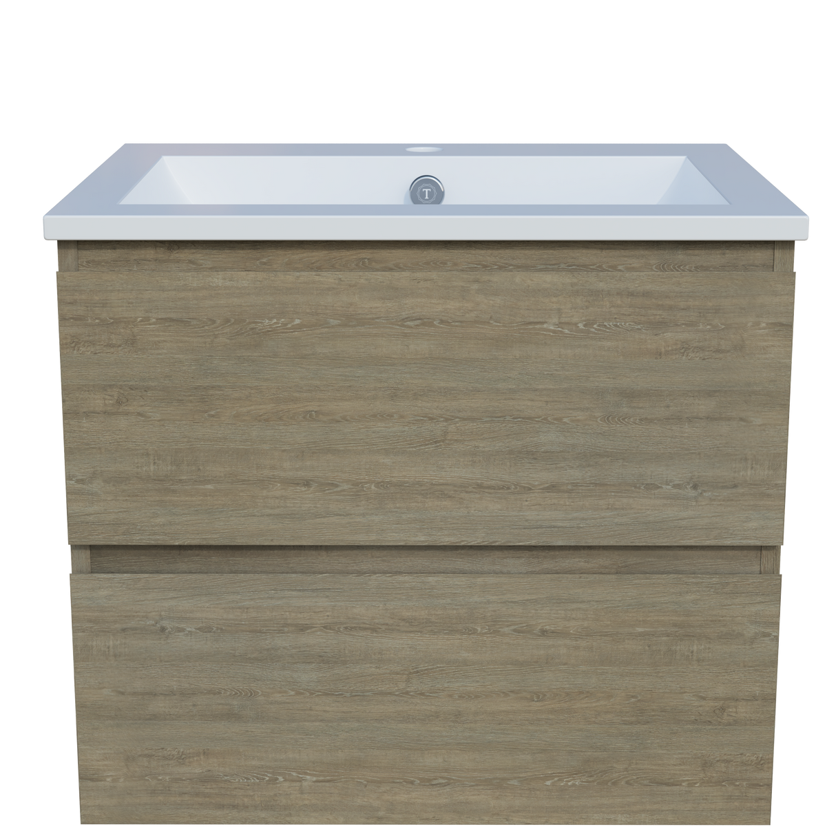 Nevada Plus Vanity 600mm Centre Bowl Alpha Top Wall hung (NEVP-V-600-C-APH-W)