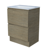 Nevada Plus Vanity 600mm Centre Bowl Stadium Top Floor standing (NEVP-V-600-C-STD-F)