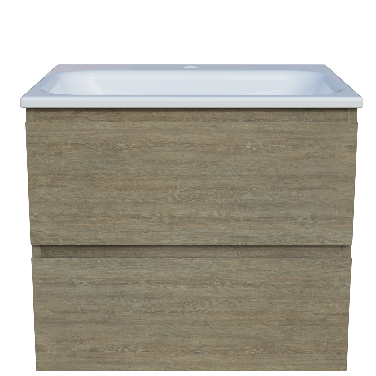 Nevada Plus Vanity 600mm Centre Bowl Stadium Top Wall hung (NEVP-V-600-C-STD-W)