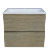 Nevada Plus Vanity 600mm Centre Bowl Stadium Top Wall hung (NEVP-V-600-C-STD-W)