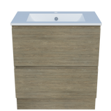 Nevada Plus Vanity 750mm Centre Bowl Alpha Top Floor standing (NEVP-V-750-C-APH-F)