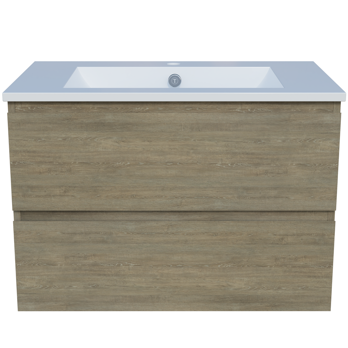 Nevada Plus Vanity 750mm Centre Bowl Alpha Top Wall hung (NEVP-V-750-C-APH-W)