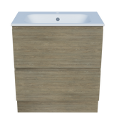 Nevada Plus Vanity 750mm Centre Bowl Haven Top Floor standing (NEVP-V-750-C-HVN-F)