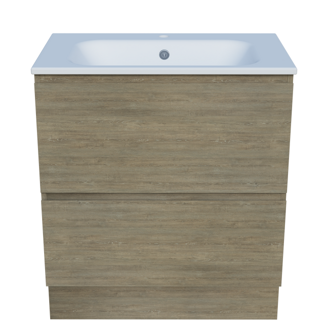 Nevada Plus Vanity 750mm Centre Bowl Haven Top Floor standing (NEVP-V-750-C-HVN-F)
