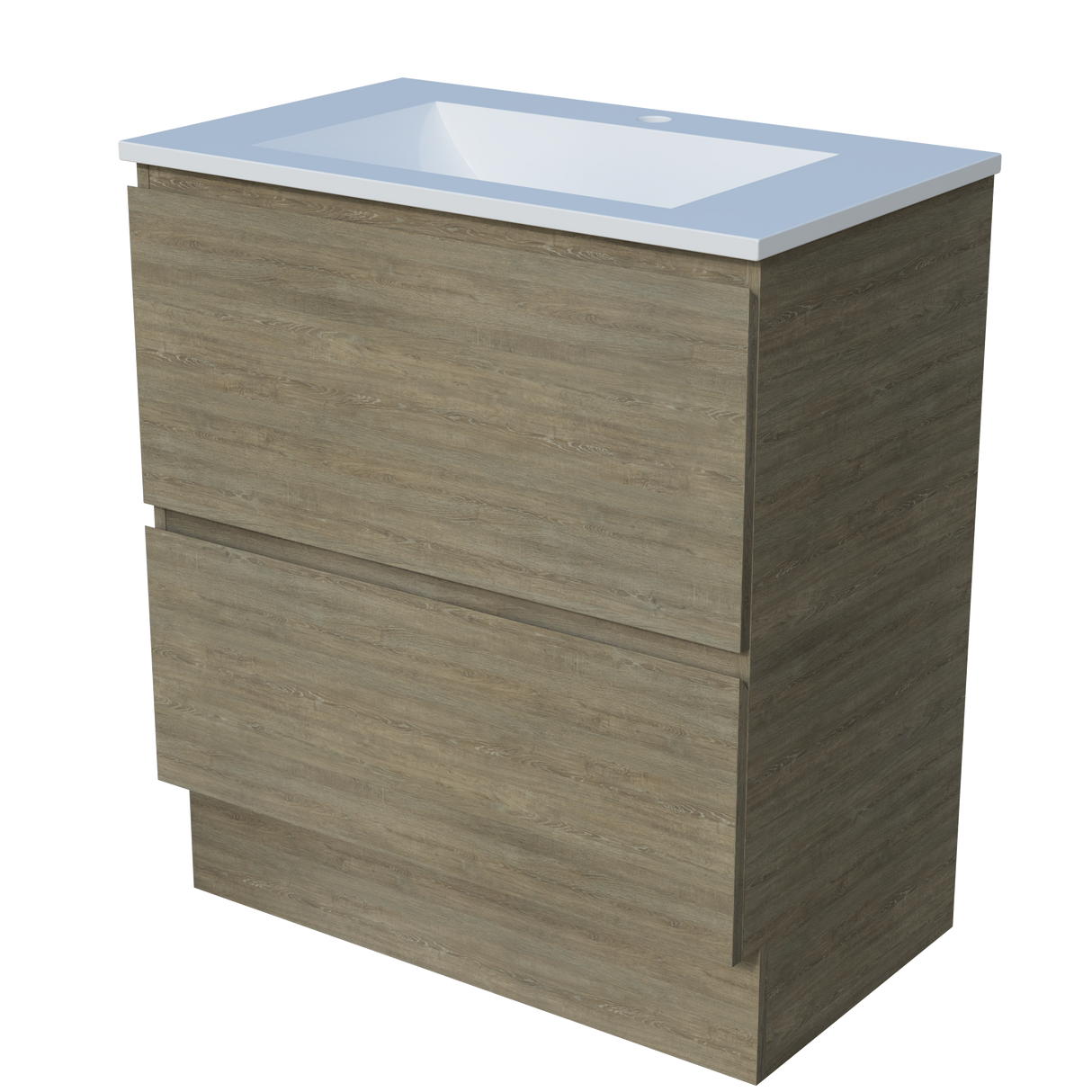 Nevada Plus Vanity 750mm Centre Bowl Regal Top Floor standing (NEVP-V-750-C-REG-F)