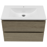 Nevada Plus Vanity 750mm Centre Bowl Regal Top Wall hung (NEVP-V-750-C-REG-W)