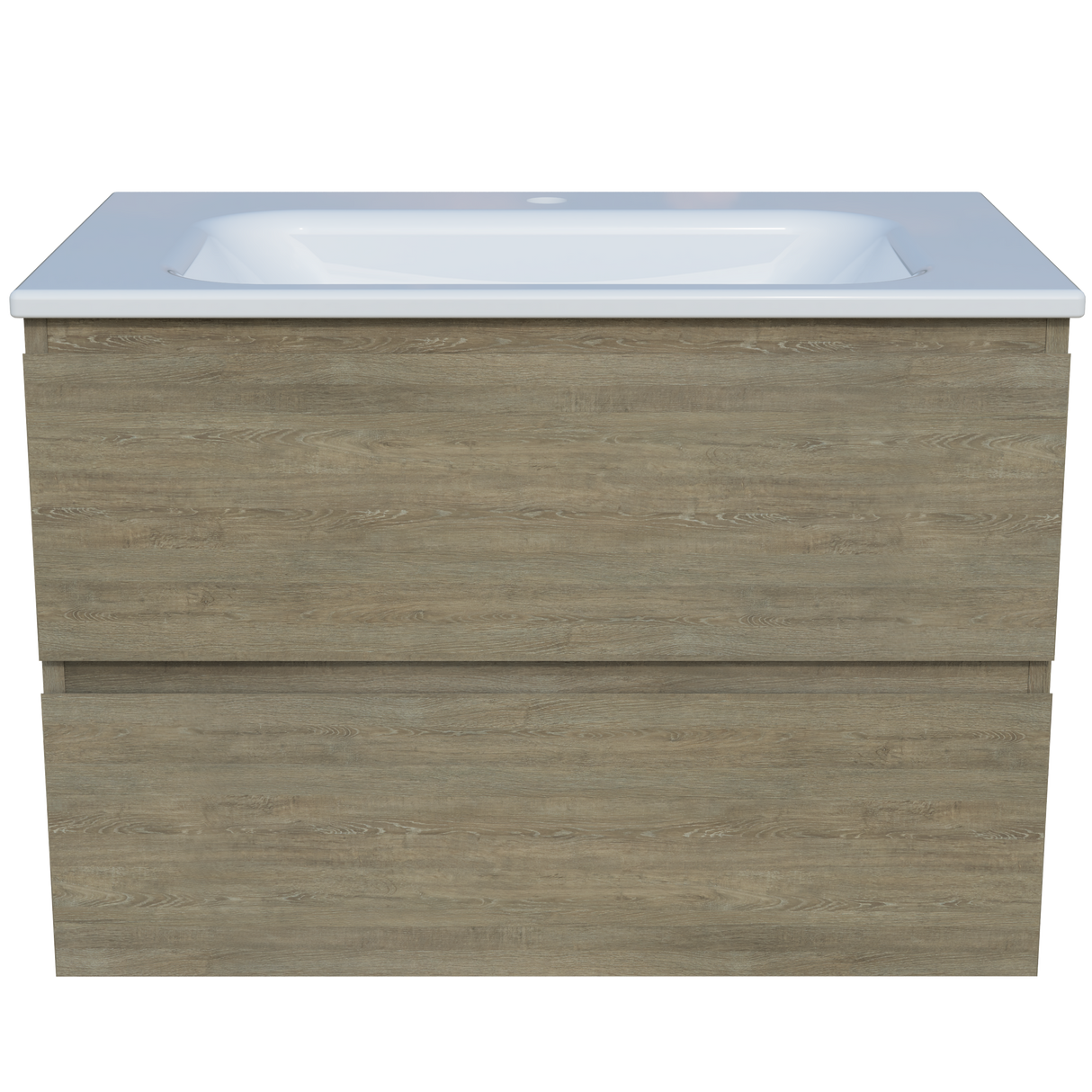 Nevada Plus Vanity 750mm Centre Bowl Stadium Top Wall hung (NEVP-V-750-C-STD-W)