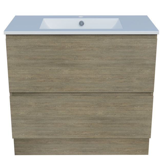 Nevada Plus Vanity 900mm Centre Bowl Alpha Top Floor standing (NEVP-V-900-C-APH-F)