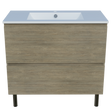 Nevada Plus Vanity 900mm Centre Bowl Alpha Top On Legs (NEVP-V-900-C-APH-L)