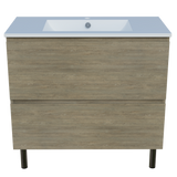Nevada Plus Vanity 900mm Centre Bowl Alpha Top On Legs (NEVP-V-900-C-APH-L)