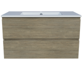 Nevada Plus Vanity 900mm Centre Bowl Alpha Top Wall hung (NEVP-V-900-C-APH-W)