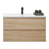 Nevada Plus Vanity 900mm Centre Bowl Alpha Top Wall hung (NEVP-V-900-C-APH-W)