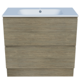 Nevada Plus Vanity 900mm Centre Bowl Haven Top Floor standing (NEVP-V-900-C-HVN-F)