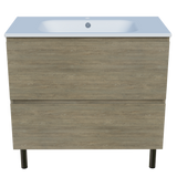 Nevada Plus Vanity 900mm Centre Bowl Haven Top On Legs (NEVP-V-900-C-HVN-L)
