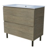 Nevada Plus Vanity 900mm Centre Bowl Haven Top On Legs (NEVP-V-900-C-HVN-L)