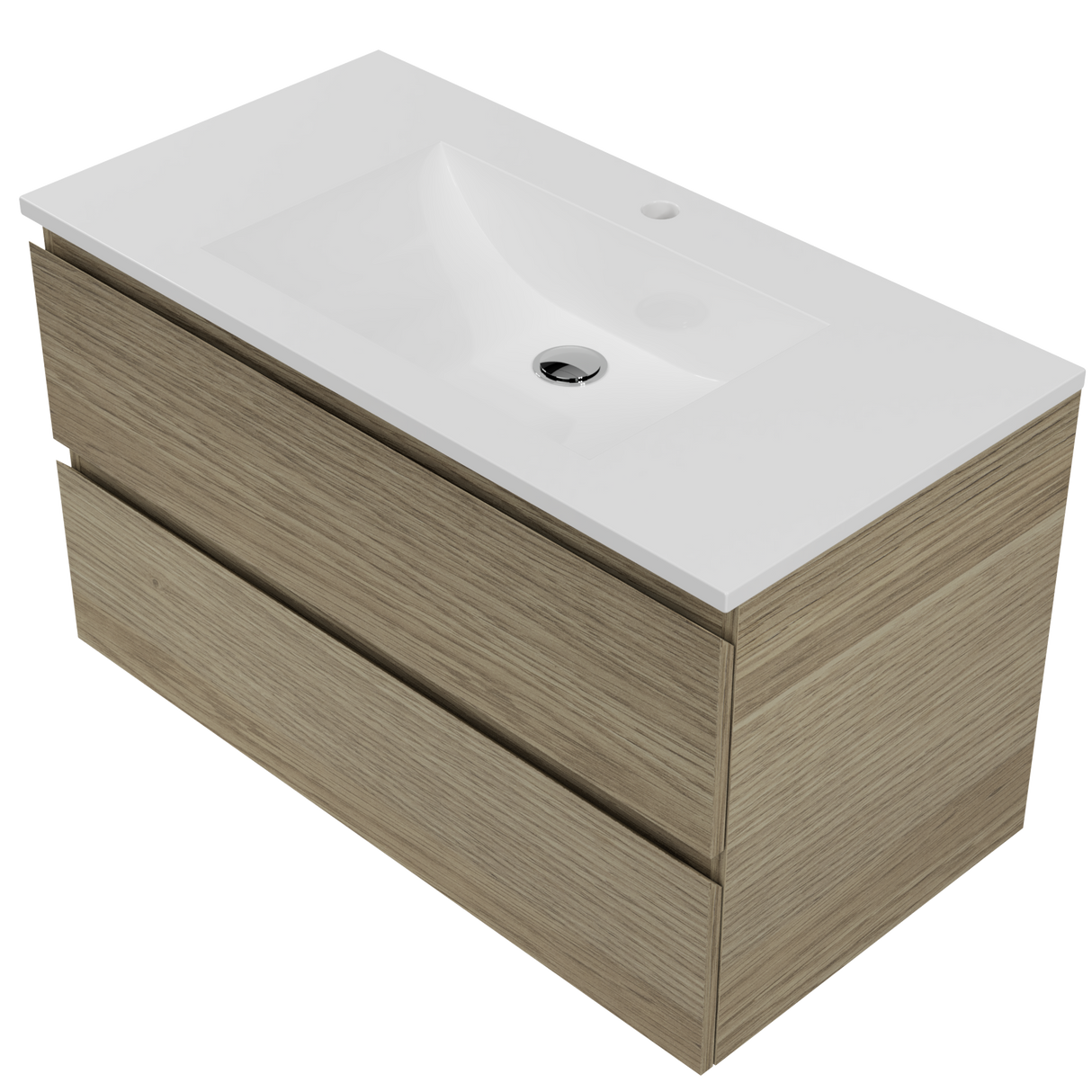 Nevada Plus Vanity 900mm Centre Bowl Regal Top Wall hung (NEVP-V-900-C-REG-W)