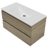 Nevada Plus Vanity 900mm Centre Bowl Regal Top Wall hung (NEVP-V-900-C-REG-W)