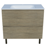 Nevada Plus Vanity 900mm Centre Bowl Stadium Top On Legs (NEVP-V-900-C-STD-L)