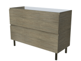 Nevada Plus Cabinet Only 1200mm Right Bowl On Legs